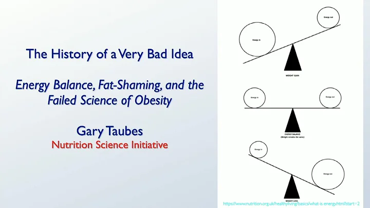 Gary Taubes - 'The History of a Very Bad Idea: Ene...