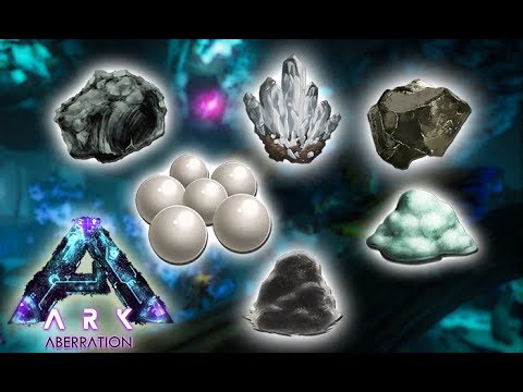 All The Resource Spawns Ark Aberration Youtube