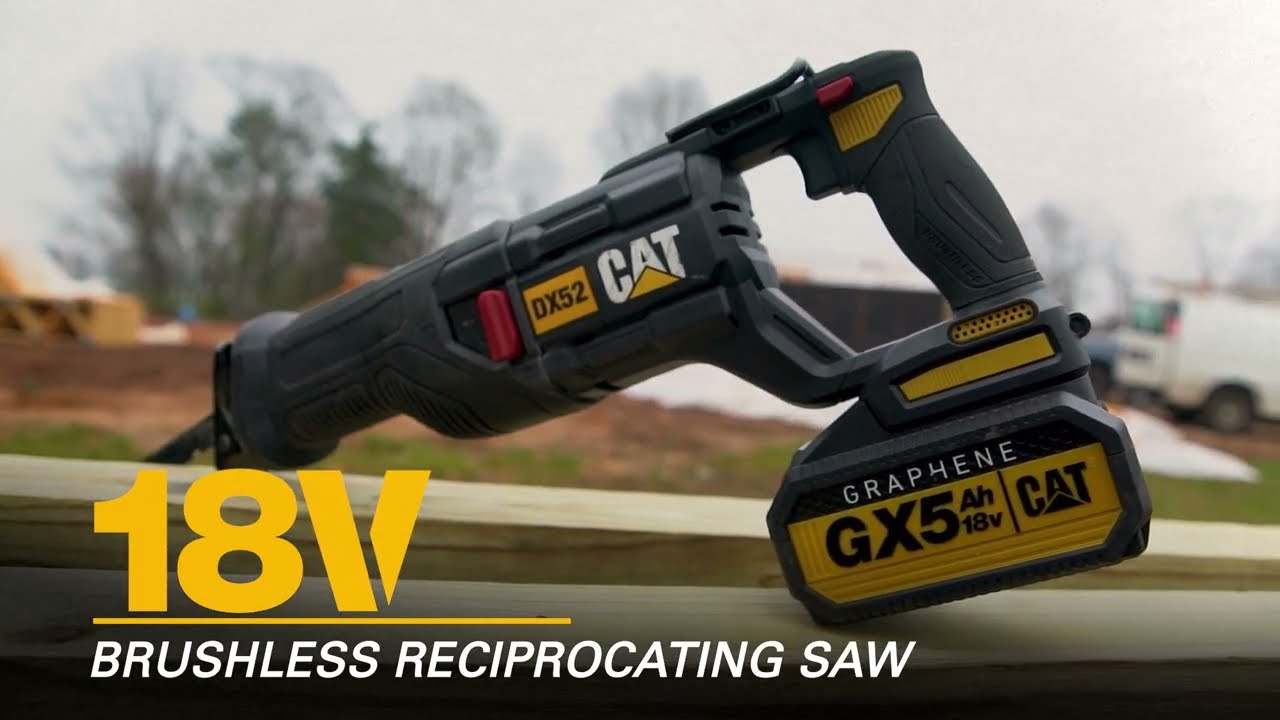 CAT DX52 18V Battery Reciprocating Saw - Qimm AlGoda Store for Best Hand and Industrial Tools in KSA | Cat ® DX52 18V 1 for All Cordless Reciprocating Saw with Brushless | レシプロソー