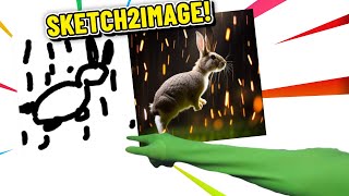 Sketch To Image AI. Everyone Is An Artist!