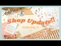 Studio Vlog ✧13: Shop Update!! My Sticker Making Process, Handling Merch & Lots of Restocking