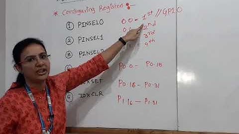 ARM7 based microcontroller GPIO configuration