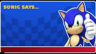 Sonic Says...