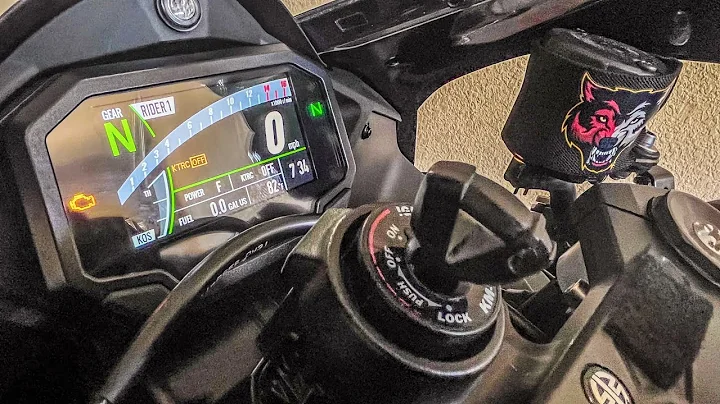 Kawasaki ZX10R TFT DASH: How To Change Data On Type 1 + Type 2 Modes