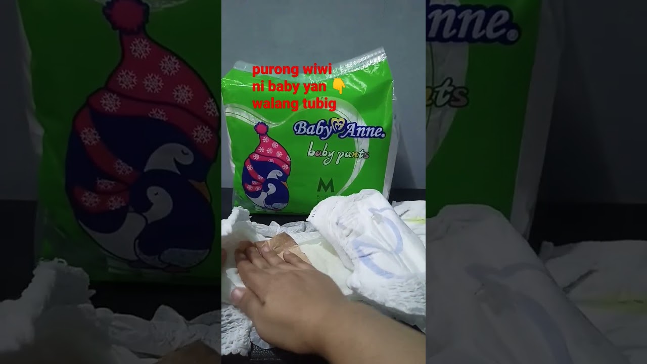 BABY ANNE BABY PANTS DIAPER TEST | MURANG DIAPER| 