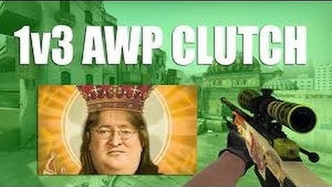 INSANE clutch 1v3 cache  CS:GO
