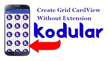 Create Dynamic Grid Card View Without Extension | Kodular