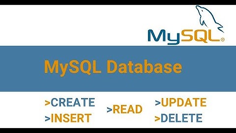MySQL/MariaDB Database: Create, Read, Update, Delete