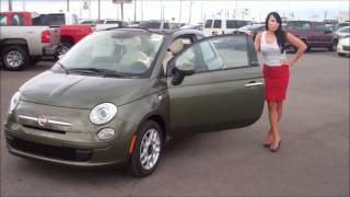 Career Overview 2012 Fiat 500 Pop in Olive Green at Fiat of Edmond in Oklahoma City