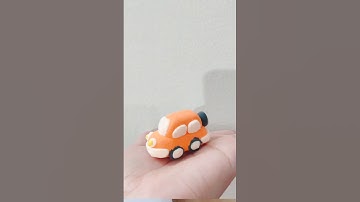 Mini Car With Clay |Clay Art .
