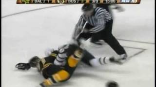Boston Bruins Vs Dallas Stars Antics 11-1-08 (Part 1)
