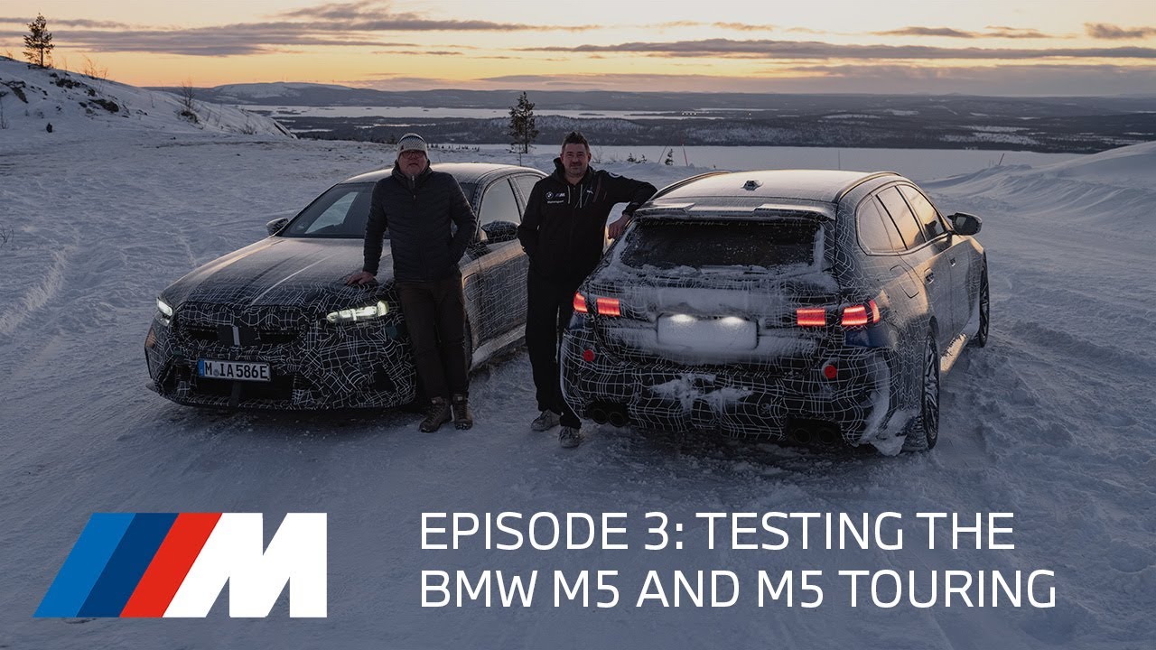 Episode 3: BMW M5 & M5 Touring Roadtrip from Munich to Arjeplog – One last big winter testing.