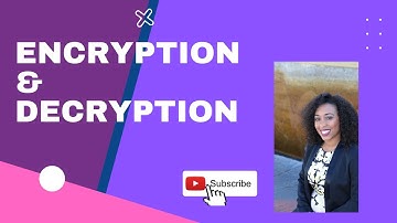 Lets learn how to Encrypt and Decrypt Messages
