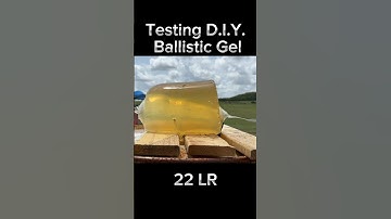 Testing DIY Ballistics Gel! 22LR #shorts