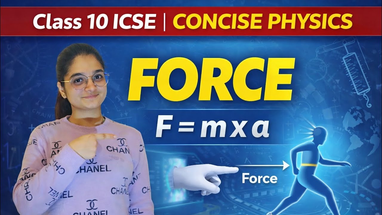Force physics chapter 1 class 10 ICSE | Concise Physics |Complete ...