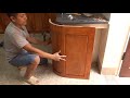 Woodworking Is Wonderful // How To Make A Kitchen Cabinet Underneath