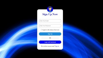 Design Form Sign Up Dengan HTML dan CSS (How to make signup form using html and css) 2022