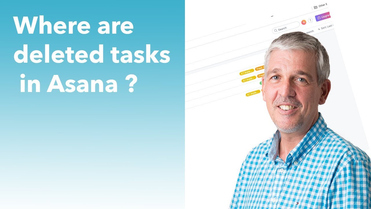 Where are deleted tasks in Asana ?