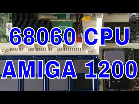 Motorola 68060 CPU test on Amiga 1200 PPC 603p 330MHz