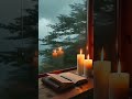 Rainy day essentials: Candles &amp; Books 🕯️📖 #aesthetic #rain