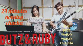 nonstop chacha disco waray-waray LIVE REMIX instrumental cover by Butz & Ruby COUPLEBAND COUPLEBOND