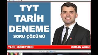 Tyt Tari̇h Branş Denemeleri̇ 38 Soru Çözümü Yks 2021 Tyt 2021 Ayt 2021 Kpss 2021