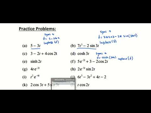 Laplace Transform by using Matlab
