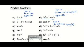 Laplace Transform by using Matlab