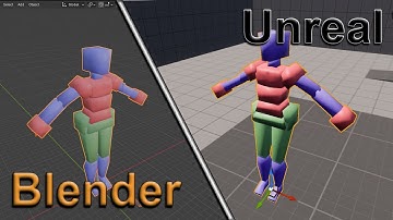 Exporting Characters From Blender & Importing To Unreal Engine (Solving Common Issues) - UE Tutorial