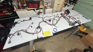 HOW TO THIN DOWN AN OBS WIRING HARNESS (KEEP GAUGES) HOW TO THIN DOWN AN OBS WIRING HARNESS (KEEP GAUGES)