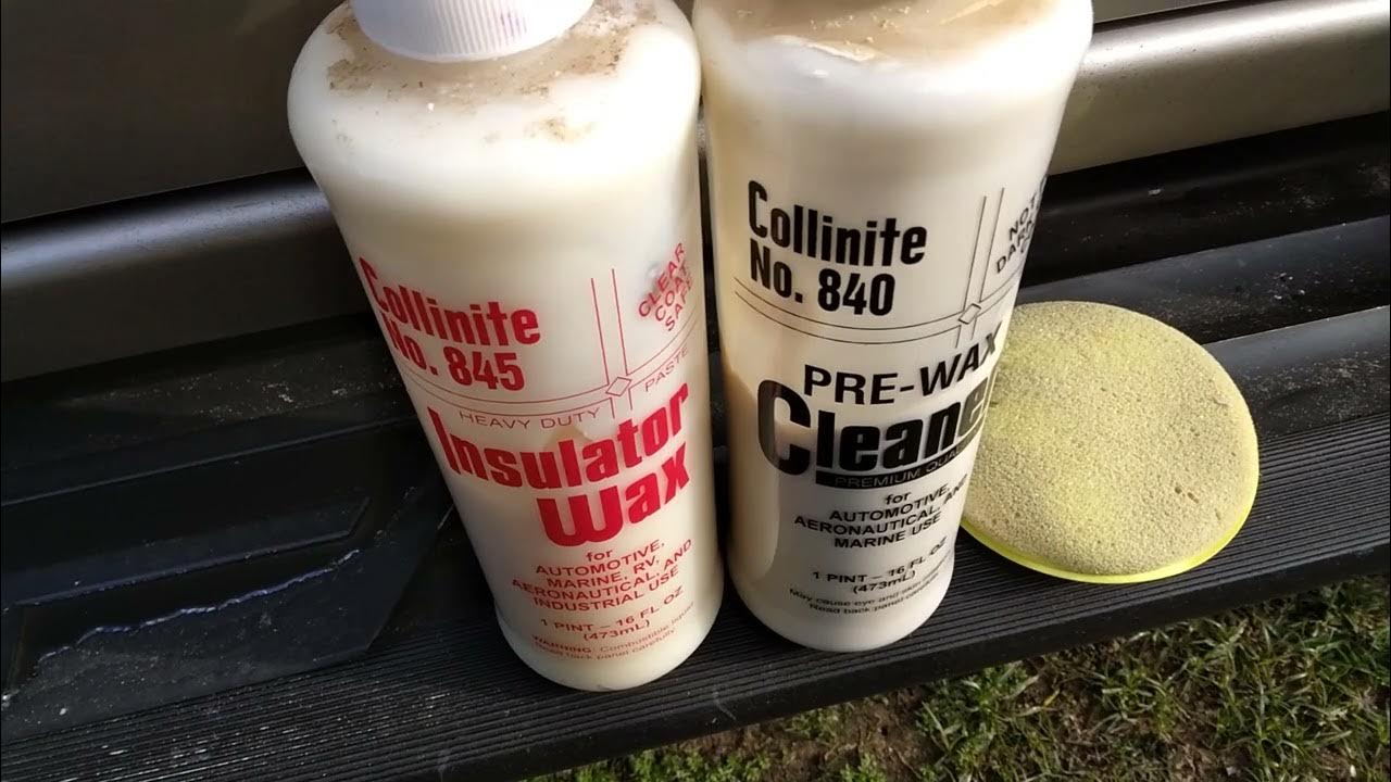 collinite 845 wax combo with collinite 840 pre cleaner wax crazy 🤪