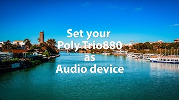 Using your Poly Trio8800 as audio device poly x30 in native Microsoft Teams mode