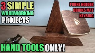 In this video, I will show you 3 very basic, fun projects you can do yourself without any power tools! A keyring, a drinks mat and a ...