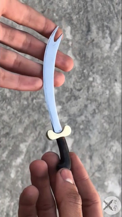 Making Mini Zulfiqar sword from File #diy #forging
