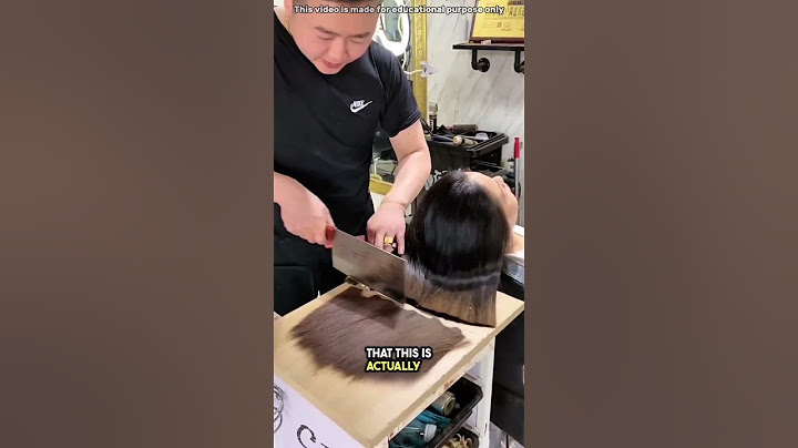He Cut Her Hair With a Knife 😯
