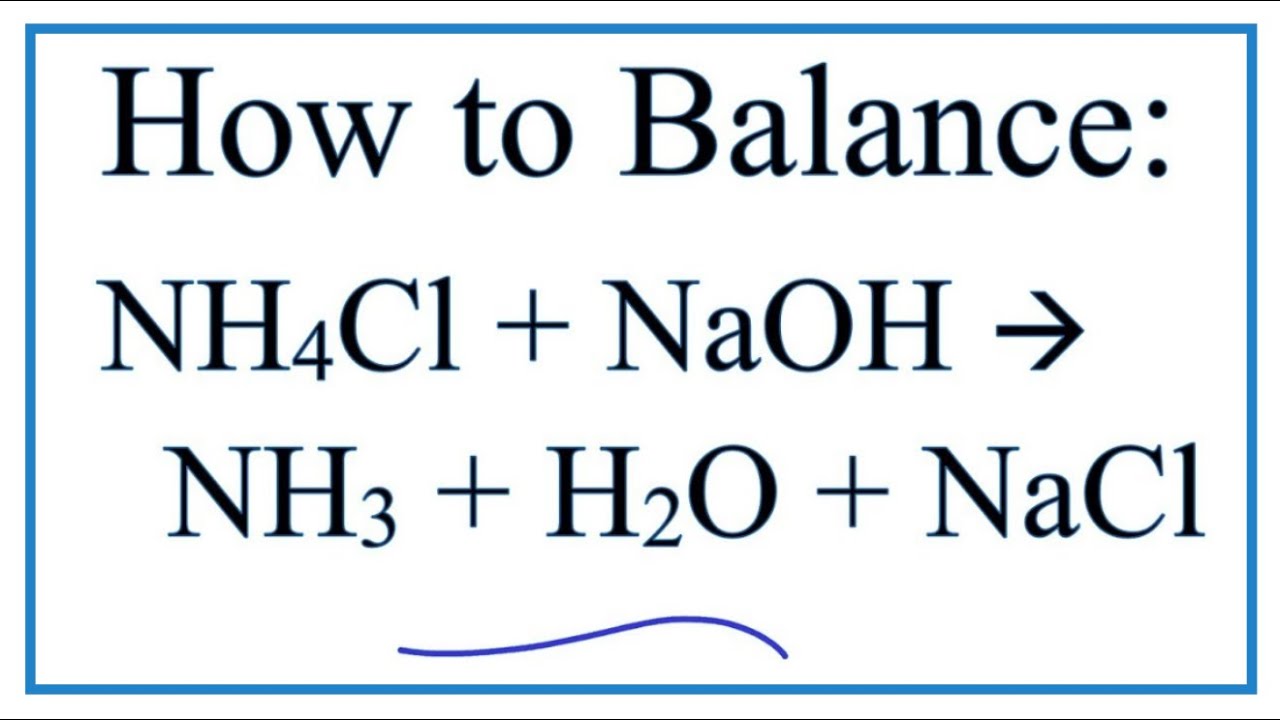 Ammonium Chloride – Lyte Balance