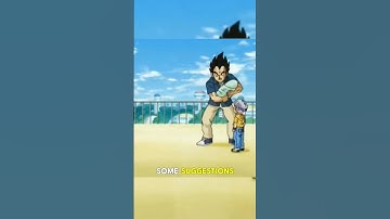vegeta holds bulla for the first time#dbz #dbs #shorts