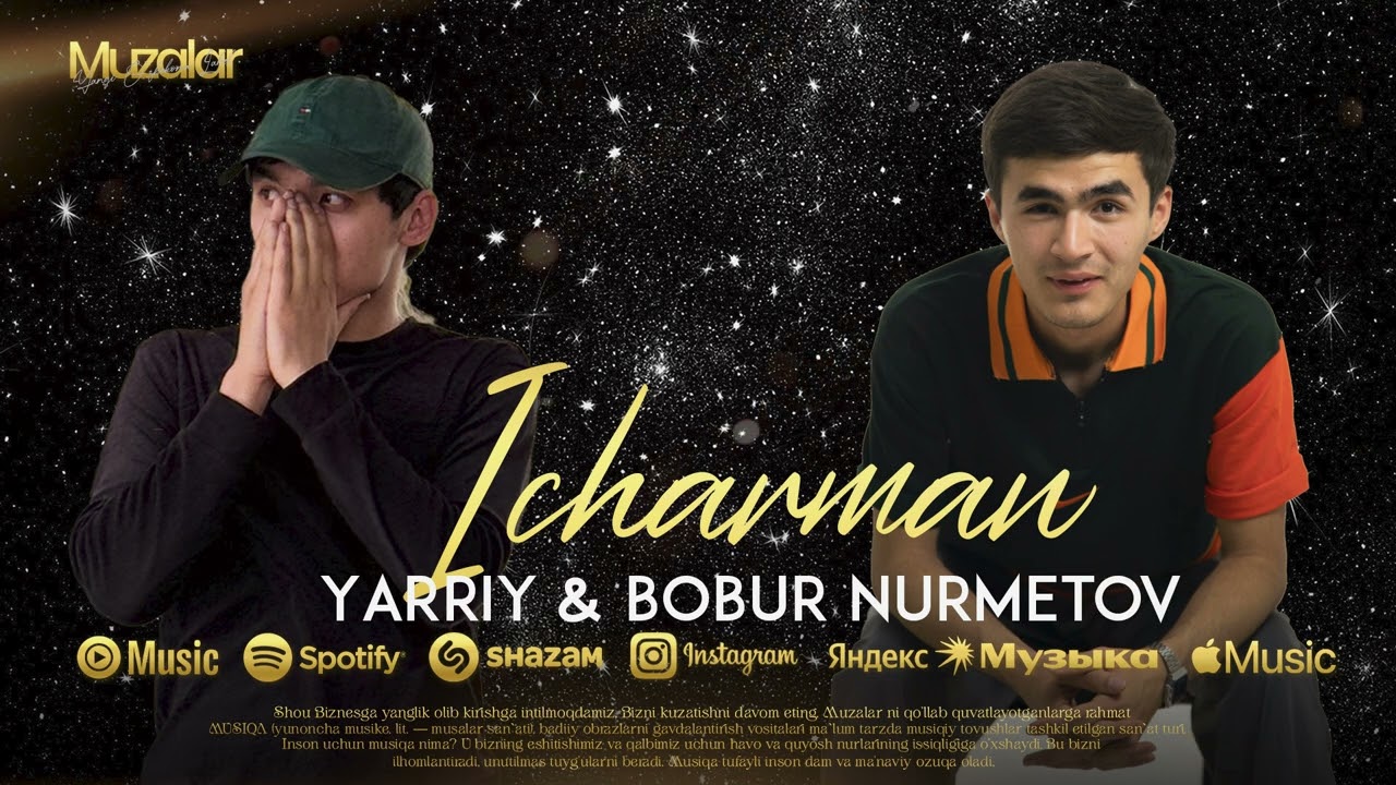 Watch Yarriy & Bobur Nurmetov - Icharman on YouTube Watch Yarriy & Bobur Nurmetov - Icharman on YouTube