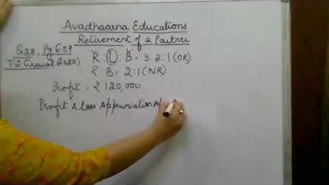 Solution of Q28 and Q29 of Retirement of a Partner (TS Grewal 2020 edition)