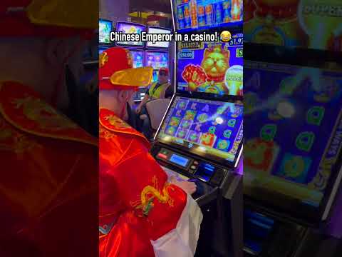 CHINESE EMPEROR IN A CASINO! #slots #casino #gambling