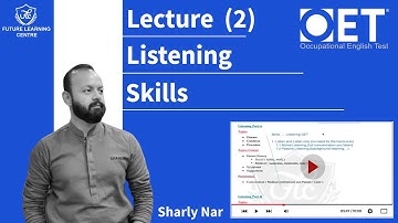 OET Listening Skills lecture 2 (With Sir Sharly) #flclahore
