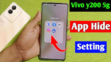 Vivo y200 5g me app hide kaise kare | how to hide apps in Vivo y200 5g