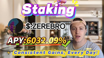 💎 Solana ZEREBRO staking is rock-solid! Earn real 6032.09% APY rewards safely and easily!
