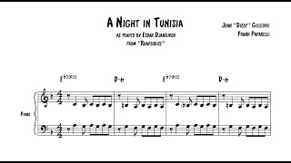 A Night in Tunisia - Eldar Djangirov head transcription