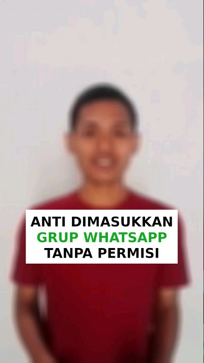 Cara mencegah agar orang lain tidak bisa menambahkan ke grup WhatsApp tanpa persetujuan kita #shorts