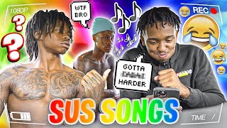 Playing Sus Songs Infront Of My Hood Cousins