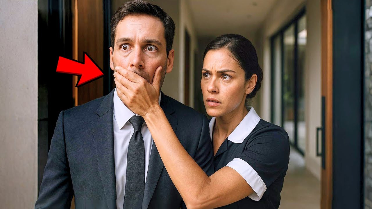 MILIONÁRIO CHEGA MAIS CEDO EM CASA E SUA EMPREGADA DIZ “CALA A BOCA, NÃO DIGA NADA”… O MOTIVO FOI…