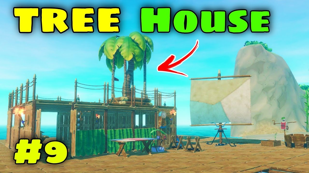 Tree House Raft Making Tree House 🏡 | Raft Gameplay In Hindi By Cellzo | #9 - YouTube