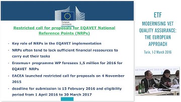 The European Quality Assurance Reference Framework (EQAVET)
