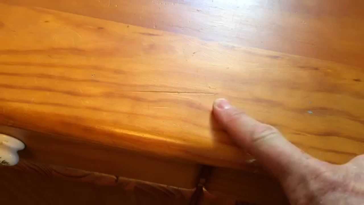 How To Remove Dents From Wood - YouTube